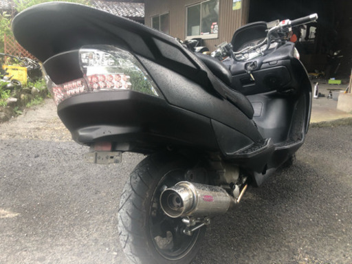 【売約済】スカイウェイブ250 cj43A  フルカスタム 渋めのマッドブラック