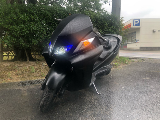 【売約済】スカイウェイブ250 cj43A  フルカスタム 渋めのマッドブラック