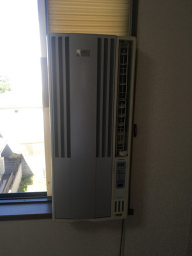 コロナ 窓用エアコン CW-163iRV6 マイナスイオン 枠、リモコン付