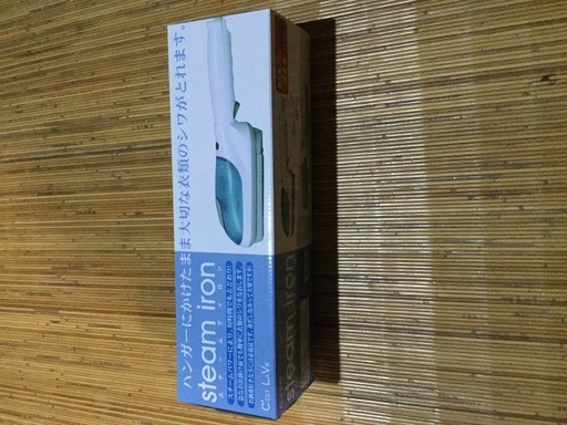 スチームアイロン 【単身赴任に一人暮らしに】