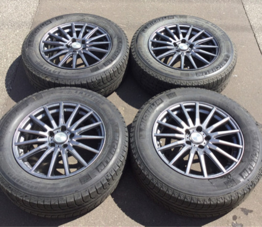 社外17インチ アルミホイール 225/65R17 スタッドレスタイヤ 4本セット
