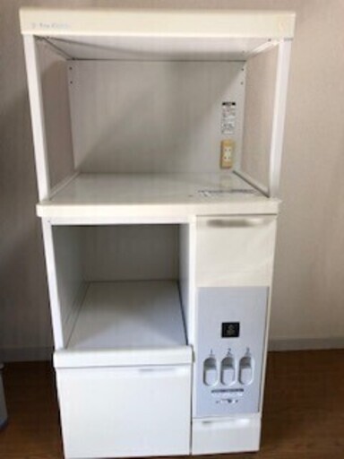 米びつ付きレンジ台