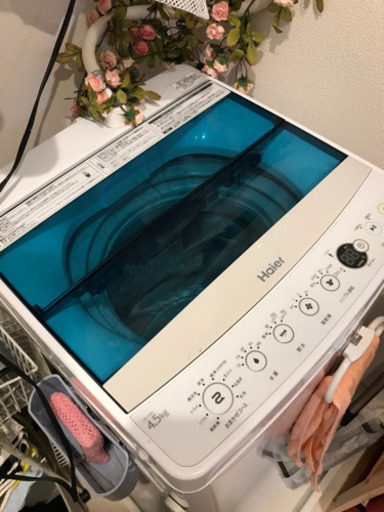 洗濯機 ハイアール 2016年製 4.5kg
