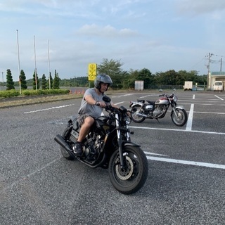 大型バイク乗り方指導