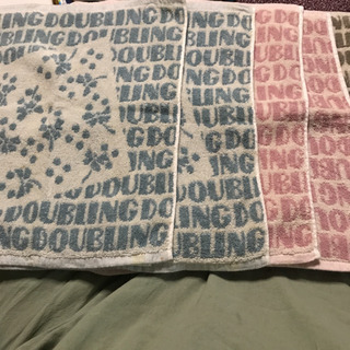 タオルハンカチ未使用5枚セットの画像