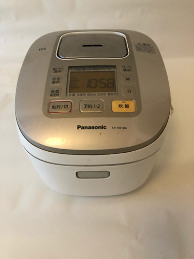 Panasonic　IHジャー炊飯器　SR-HB104　1L　2014年製 5合炊き