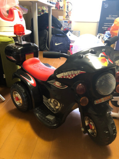 幼児用電動バイク(アメリカンポリスタイプ)値下げしました