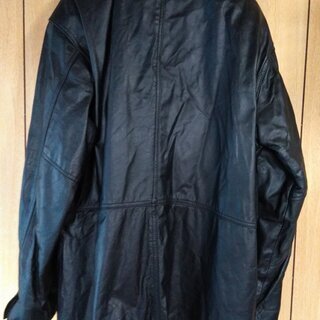メンズレザーコート（牛皮）未使用の画像