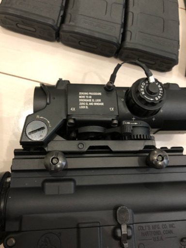《激安》東京マルイ次世代M4A1高価エルカン他改造パーツ多数