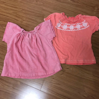 半袖スモック 110㎝ ２枚の画像