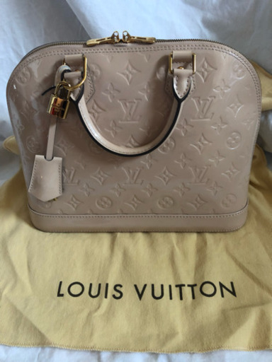 超美品 ルイヴィトン ハンドバック アルマPM ヴェルニ ローズ かばん 小物