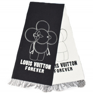 LOUIS VUITTON (ルイ・ヴィトン) ヴィヴィエンヌマフラー カシミヤ混