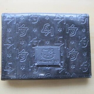 キティちゃん 財布 定期入れ ジャンク  グレー