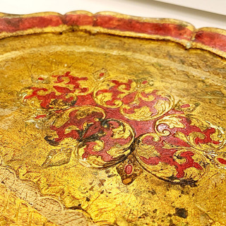 イタリア製アンティークトレー　3800円の画像