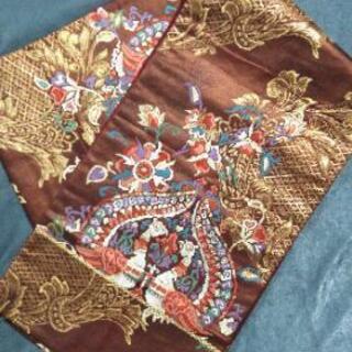 高級👘逸品 正絹袋帯 向孔雀 ★六通 フォーマル 美品