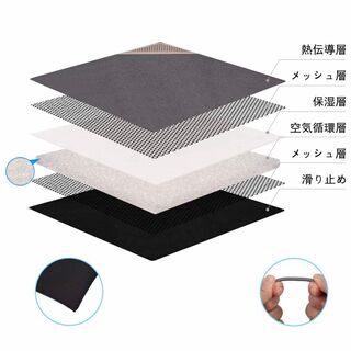 新品★ 座布団 チェアクッション 冷感 ファン内蔵の画像