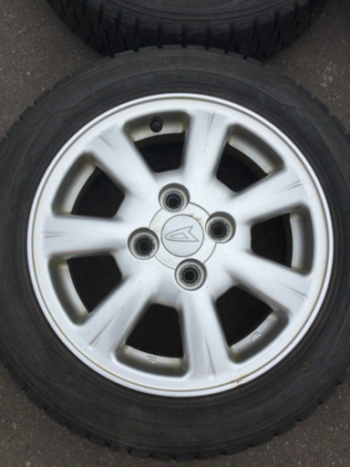 ダイハツ純正 14インチ アルミホイール 155/65R14 スタッドレスタイヤ 4本セット