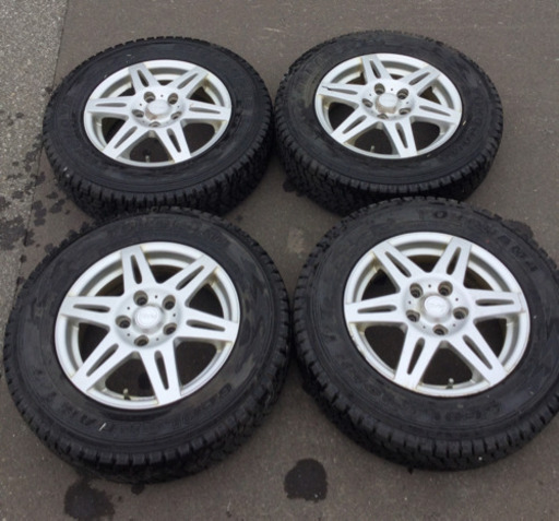パジェロミニ等 15インチ アルミホイール 175/80R15 スタッドレスタイヤ 4本セット