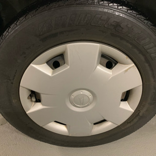 ダイハツ　鉄ホイール13インチ(夏タイヤ付属 145/80R13...