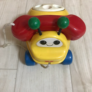 赤ちゃんおもちゃ電話車の画像