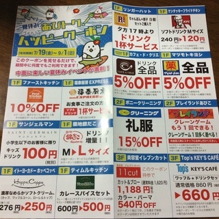 イトーヨーカドー我孫子店 専門店割引券
