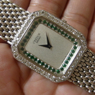 ☘️ 美品 SEIKO セイコー クレドール ダイヤ K18 ゴールド 金 銀☘️ 楽天市場】クレドール 金無垢（腕時計）の通販