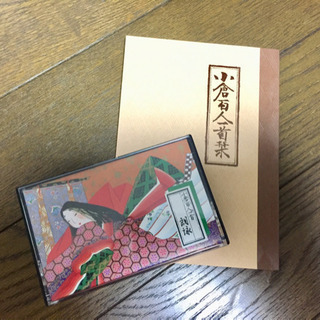 百人一首 曲水  ※未使用品の画像