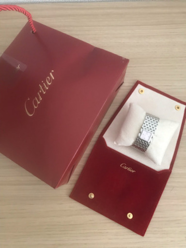 Cartier パンテール リュバン S/S ピンク ダイヤル Q