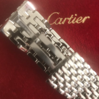 Cartier パンテール リュバン S/S ピンク ダイヤル Q