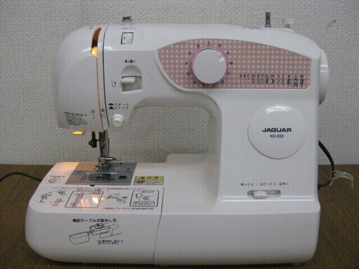 JAGUAR ジャガー コンパクトミシン KD-650