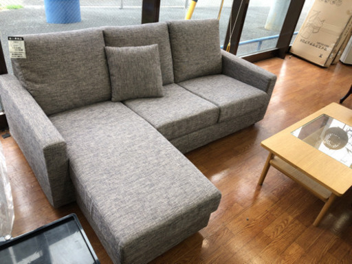 軽トラック1時間無料貸出！ニトリのカウチソファー