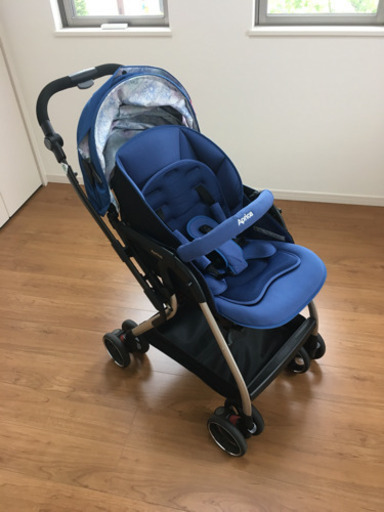 《埼玉県一部・23区対応可》ベビーカー【アップリカ オプティア ブルー】