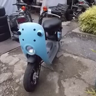 [購入済み]走行の少ない！スズキ　チョイノリ（水色）セル付き　実働中古車◆彦根市～ の画像