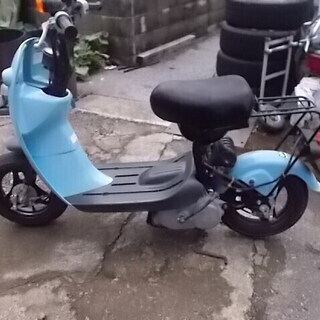 [購入済み]走行の少ない！スズキ　チョイノリ（水色）セル付き　実働中古車◆彦根市～ の画像