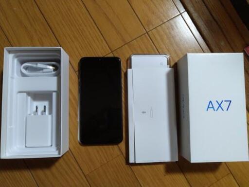 OPPO AX7 ブルー SIMフリー端末