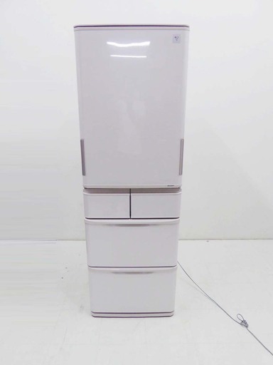 SHARP シャープ プラズマクラスター どっちもドア 5ドア 冷蔵庫 424L SJ-PW42Y-C サクラベージュ 2014年製