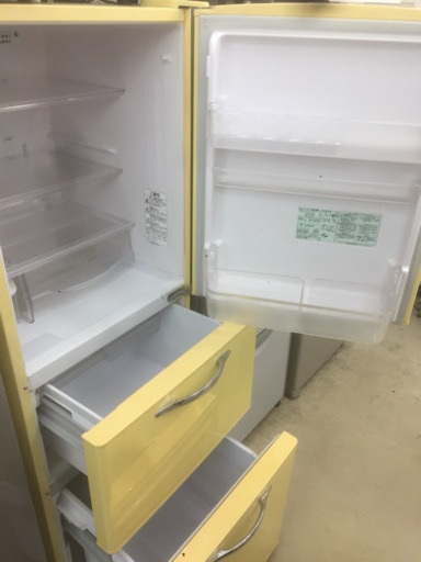 【値下げしました】0816-06 2006年製 日立 255L 冷蔵庫 イエロー 福岡 糸島 唐津