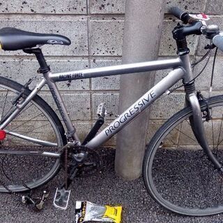 [ジャンク品]progressive自転車　部品取り取りとして