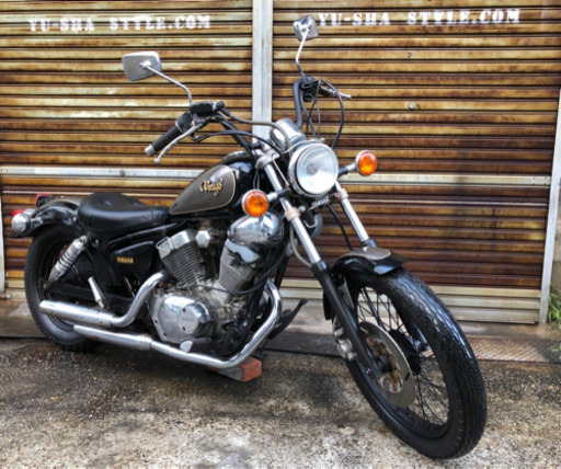 ビラーゴ250 実働！セル1発！お盆セール特別価格!!  バッテリー新品！低走行28148km！