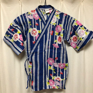 甚兵衛 150cm 朝顔柄★引き取りに来て頂ける方★の画像