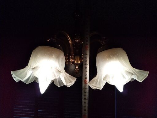 ※値下げしました！②アンティーク照明　シャンデリア　5灯