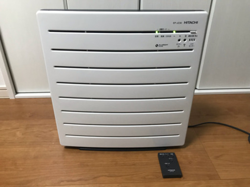 ほぼ新品 日立 空気清浄機 リモコン付 EP-JZ30