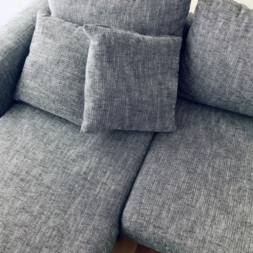 新品同様。広々3人掛けカウチソファー コーナーソファ