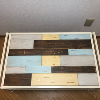 ※値下げ【美品】センターテーブル 〜ロンハーマン風〜の画像