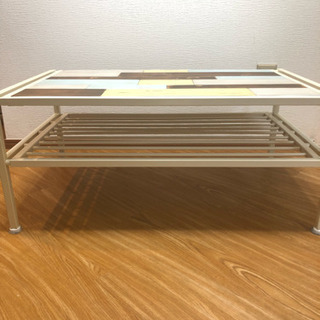 ※値下げ【美品】センターテーブル 〜ロンハーマン風〜の画像