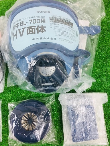 興研 電動ファン付き呼吸用保護具BL-700HA【リライズ野田愛宕店】【店頭取引限定】【中古品】1点限り早い者勝ち！