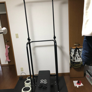 懸垂マシーン、フラットベンチセットの画像