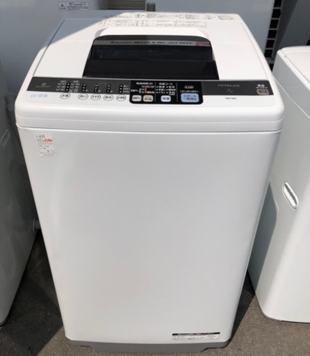 【3ヶ月保証☆無料設置】簡易乾燥機能付洗濯機 7kg 2013年製 日立 (風呂水ポンプ,予約タイマー,カビ取り機能付き)