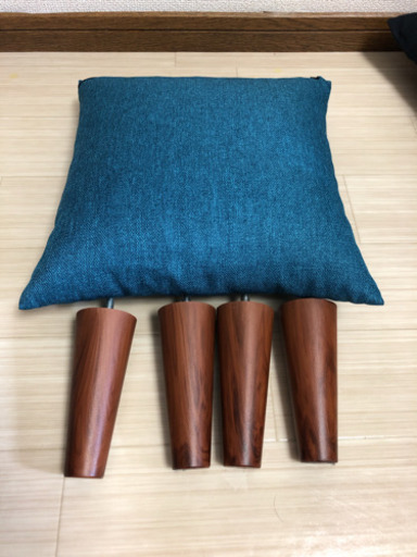 ニトリ ターコイズブルー ソファ