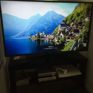 【2018年購入 美品】LG 43V型 4Kテレビ HDR対応 外付HDD録画対応の画像